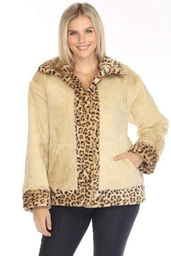 Johnny Was Womens Becks Plaid Reversible Jacket, Xl, Brown4