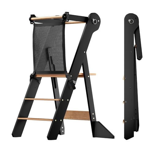 COSYLAND Foldable Toddler Standing Tower...