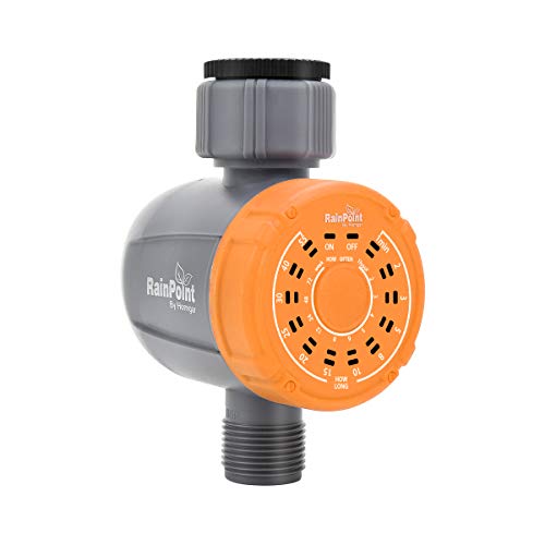 Flantor Garden Irrigation Timer, Automatic Garden Hose Timers, Saving Watering Equipment for Greenhouse,Backyard, Flower Bed,Patio,Law (LF)
