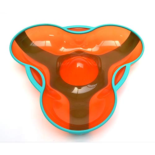 Prato com Divisórias, 9132, Love, Laranja