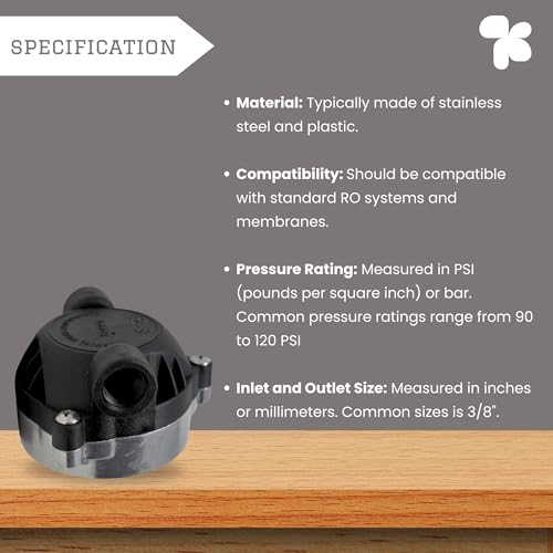 Image of AMPEREUS RO Booster Pump Head for Aquaguard /Kent And All Type RO, Suitable for 75 GPD, 100 GPD pump Black - 1 Pcs