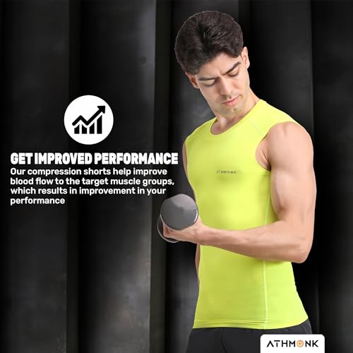 Image of Compression Vest Tank Body Shaper Without Sleeve for Men - Gym Shirt for Men Men Shapewear - Keep Dry Tight Skin Fit - Breathable Inner for Men Sports Wear Workout Gym Sports