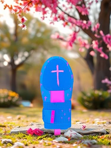 Blessings Cross Mitt Sliding Mitt - Blueberry with Hard Case 