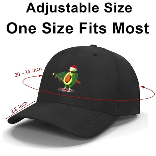 EDGMM Boné de beisebol, boné de pai unissex, boné esportivo adulto ajustável, Merry Christmas Abacat