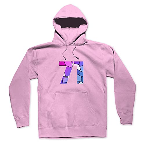 Sweat à capuche rose clair 71 pour homme et femme, hoodie unisexe décontracté