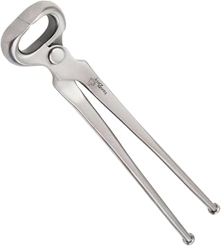 Shoe Puller 12 Vanadium Steel Farrier Tool with Dull Finish for Easy Horse Shoe Removal, Hoof Maintenance,Equine Hoof CareFarrier Equipment for Precise Hoof Care,Horse Shoe Extraction
