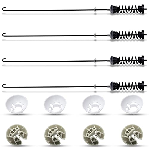 Upgraded W10780046 AP5971397 W10110313 Washer Suspension Rod Kit,fit for whirlpool kenmore maytag Commercial Laundry Heavy Washing Machine,Replace 4282747...
