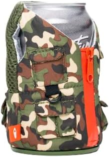 Miniatura 2 de Puffin - The Adventurer - Chaleco de bebidas, enfriador de latas aislado (camuflaje Woodsy)