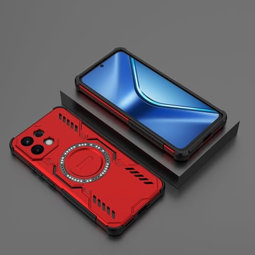 Coque Oppo K12S 5G antichoc avec support intégré et compatible charge induction