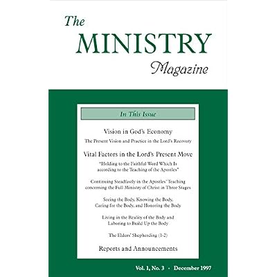 The Ministry, Vol. 01, No. 03