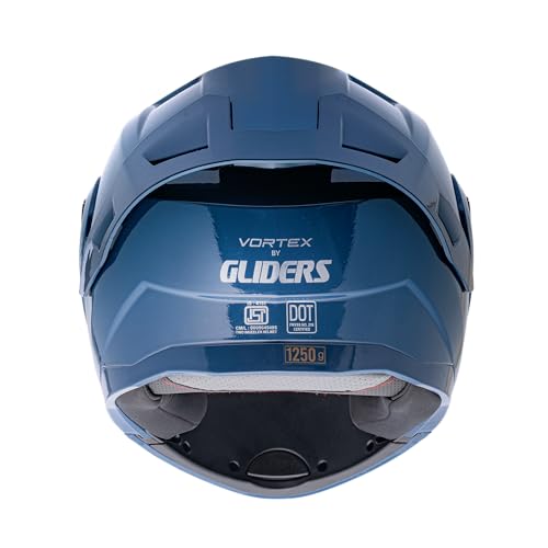 Image of Gliders Vortex DX Flip-Up Full Face Helmet with Spoiler with Clear Visor