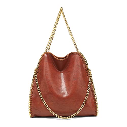 Sac à main en cuir souple noir de qualité supérieure avec chaîne