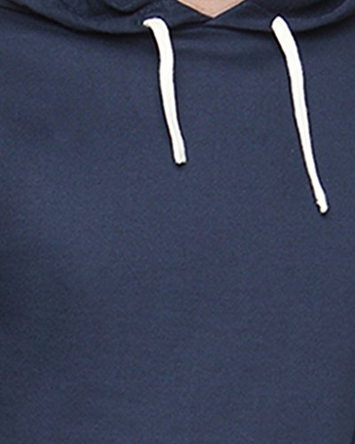 Image of Campus Sutra Men's Cotton Hooded Neck Hoodie