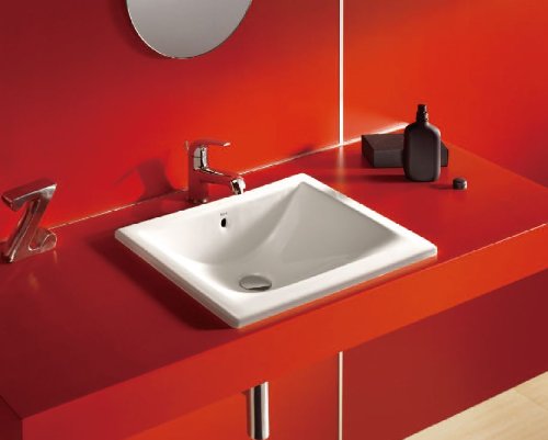 Amazon | SANEI(サンエイ) 【洗面器 水栓取付穴なし】 Roca ホワイト
