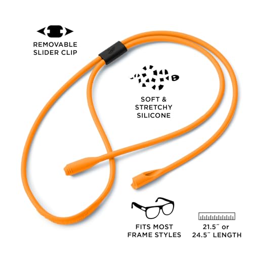 Image of Pilotfish Premium Silicone Sunglasses Strap, Adjustable Glasses Retainer with Unique Passthrough Design - Universal Fit