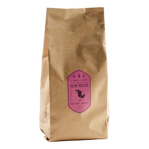 ode オーガニック コーヒー豆 シングルオリジン デカフェ メキシコ (400g 中細挽き)浅煎り 有機 珈琲豆