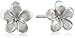 14k Gold Flower Stud Earrings
