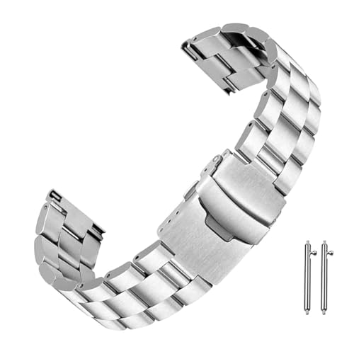 Bracelet montre acier inoxydable pour hommes et femmes au quotidien