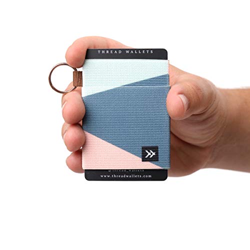 Slim Minimalist Elastic Wallet for Men & Women | Small Credit Card Holder for Front Pocket (Fine Line) - Image 4