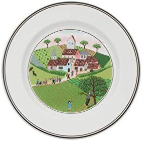 Villeroy & Boch Design Naif Soup Plate Noahs Ark, 21 cm, Premium Porcelain, White/Colourful