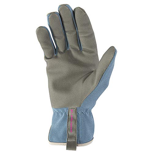 Women's Slip On Gardening Work Gloves With Synthetic Leather Palm, Large (Wells Lamont 7718) #TOP1