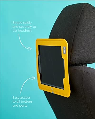 Koo-di Stay Tuned Tablet Holder For Car | Headrest Tablet Holder For Travel | Universal Fit For iPad, Amazon Fire and More | Perfect Car Tablet Holder For Kids & Family Road Trips