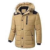 Chaqueta acolchada de invierno para hombre, talla 3XL