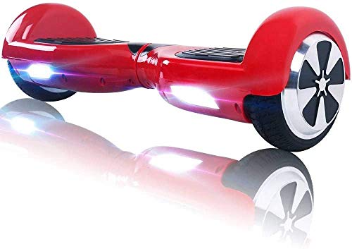 Hoverboard Elektroroller, 6.5" Self Balancing Scooter mit Starker Dual Motor - LED Lights Elektro Scooter, Self Balance Scooter für Kinder