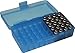 MTM 40/45/10MM Cal 50 Round Flip-Top Ammo Box, Blue