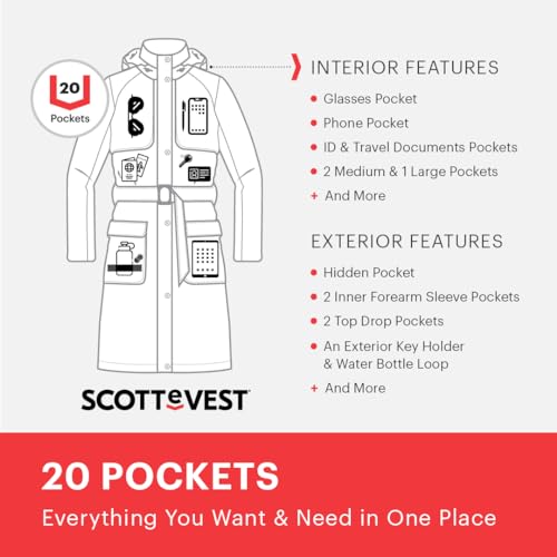 SCOTTeVEST Rhonda Jacket for Women – Black, X-Large – Perfect Travel Companion with 20 Hidden Pockets - Image 2