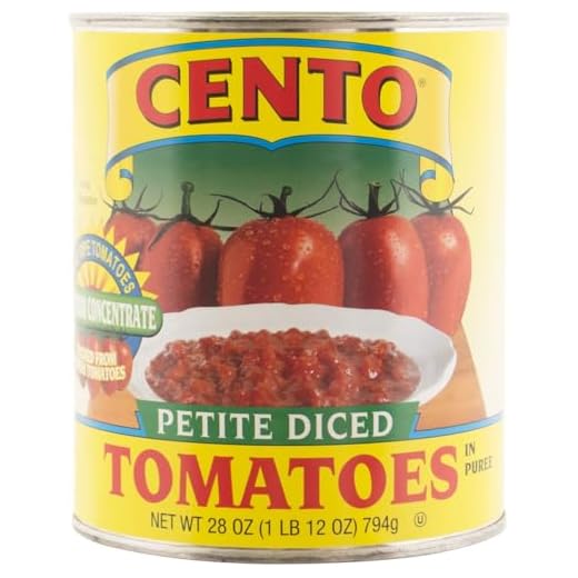 Cento Petite Diced Tomatoes , 28-Ounce Cans (Pack of 12)