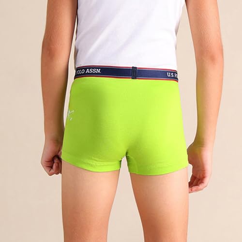 Image of U.S. Polo ASSN. Boy's Cotton Casual Style Trunks (Pack of 2)