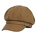 Women's Newsboy Cabbie Gatsby Visor Beret Pageboy Bakerboy Hat - Fashion Caramel Cap for Ladies