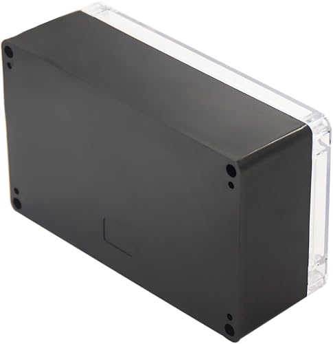 Miniatura 147 de Caja de proyecto ABS de plástico negro cajas eléctricas IP65 impermeable DIY caja de conexiones electrónica caja de alimentación 7.87 x 4.72 x 2.95