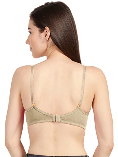 Image of SONARI Omania Womens Non-Padded Cotton Polyester Bras - Solid, Non-Wired, Medium Coverage, Hand Washable (Pack of 2)
