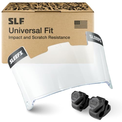 SLEEFS Clear Football Visor for Helmet - Professional...