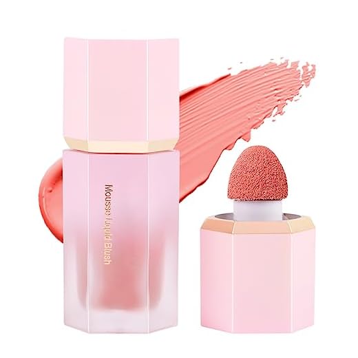 LOPHE Colorete Liquido, 7g Barra Hidratante, Crema para Rostro y Cuerpo, Rubor Súper Sedoso Natural, Blush de Makeup para Maquillaje Mujer Niña