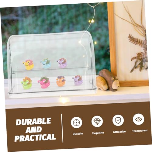 BRIGHTFUFU Expositor De Figuras De Ação Suporte Para Cupcake Organizador De Cubo Organizador De Perf