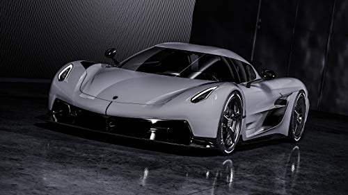 Iconic Arts Laminated 42x24 Poster: Koenigsegg jesko Absolut 2020 HD