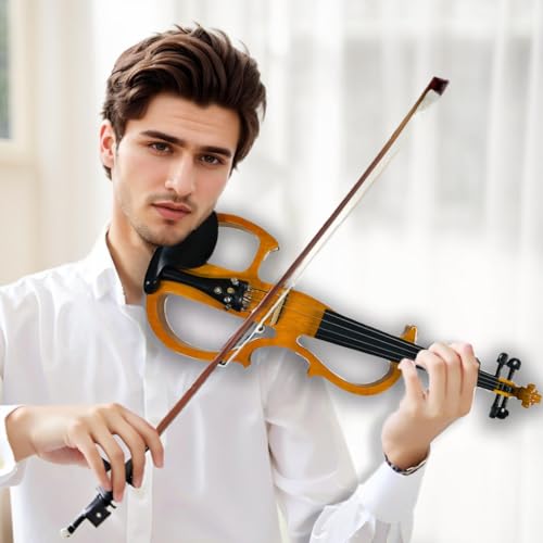 Ceciliec Electric Violin 4/4 Full Size Silent Violin thumb #5