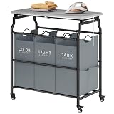 Hoctieon 3 Section Laundry Sorter