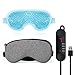 Hot Steam Eye Mask Heating Eye Mask, Heated Eye Mask for Eyes Heating Pad, Adjustable Temperature Sleeping USB Heated Eye Massage Relieve Dry Eyes Fade Black Eye Tired Eyes Puffy Eyes