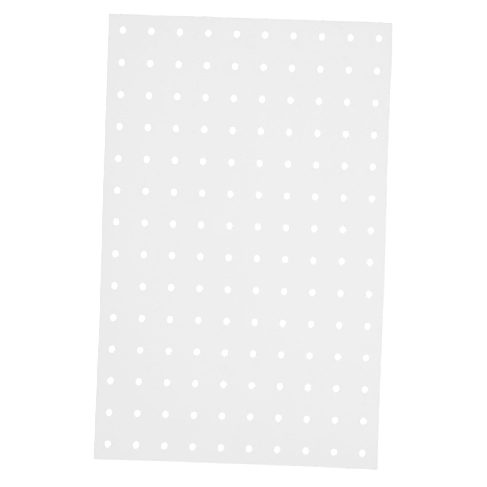 SHINEOFI Wandmontiertes Metall Pegboard Panel für Garagenwerkzeuge Vielseitiges Aufbewahrungssystem für Werkbänke und Werkstätten Effiziente Werkzeugorganisation Weißes Design