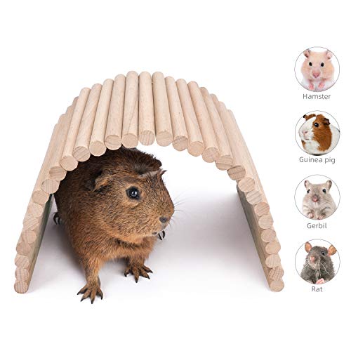 Niteangel Hamster Climbing Ladder Wooden Suspension Bridge For Guinea Pigs Rats Hedgehog Gerbils Mouse Sugar Glider And Other Small Animals thumb #2