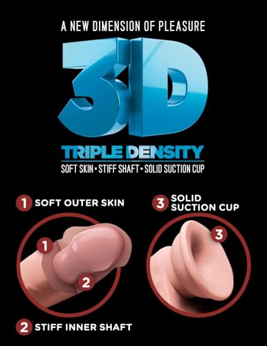 King Cock 9" Triple Density Cock Light 9 Pollici - 6