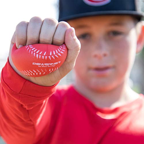 Powernet Foam-Tech Utility Training Balls | Baseball Size | Dent-Proof Medium Density Cushioned Foam Construction | Soft Training Aid For All Ages | Safely Train Indoors Or Outdoors #TOP4