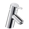 hansgrohe Wasserhahn Talis S (Armatur mit Auslauf Höhe 70mm und Zugstangen-Ablaufgarnitur) Chrom