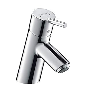hansgrohe Wasserhahn Talis S (Armatur mit Auslauf Höhe 70mm und Zugstangen-Ablaufgarnitur) Chrom