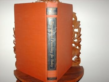 Hardcover Biographical preaching for today;: The pulpit use of Bible cases Book