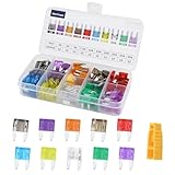 Wuyaoyao 120PCS Mini Car Fuse Kit, Mini Size Car Fuses Assortment Kit, 2A 3A 5A 7.5A...